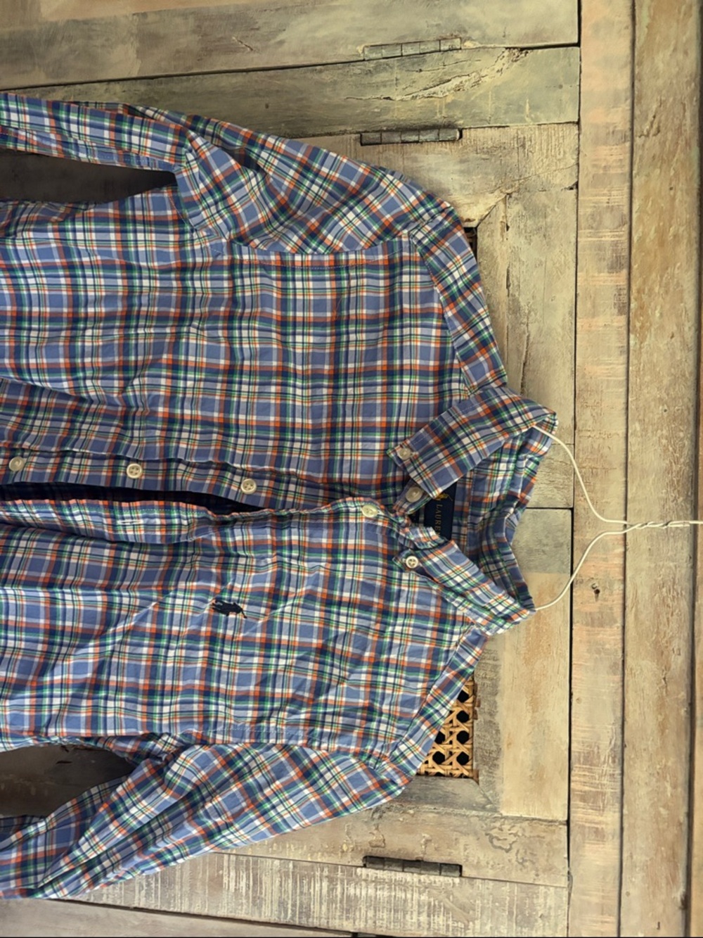 Polo by Ralph Lauren Blue Plaid Button-Down Shirt
